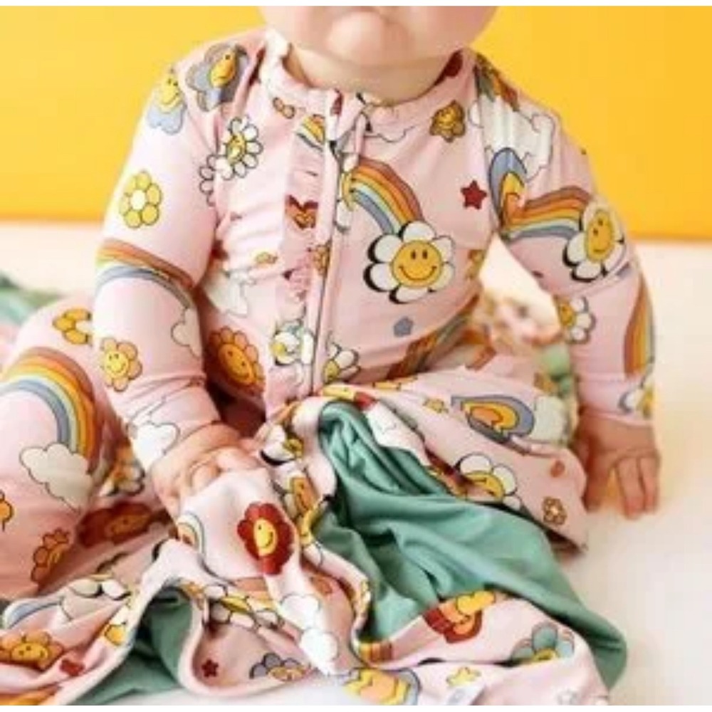 Posh Peanut Groovy Rainbow One-Piece‎